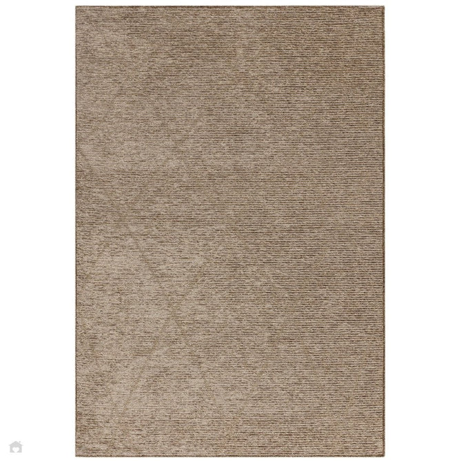 Mulberry Modern Plain Berber Jute Chenille Mix Ribbed Textured Soft-Touch Durable Flatweave Bronze Rug-Asiatic Carpets-Rug Love - The Most Loved Rug Store