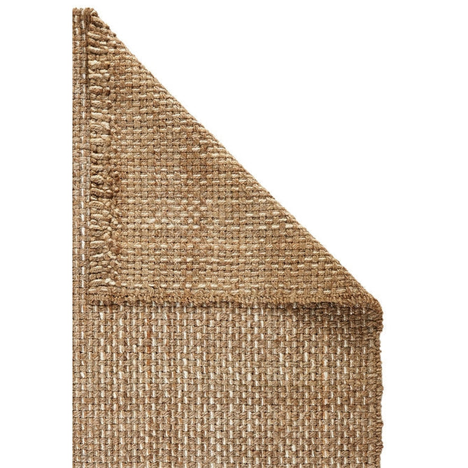 Naturals Hand-Woven Jute Flatweave Basket Natural/Bleach Runner-Oriental Weavers-Rug Love - The Most Loved Rug Store