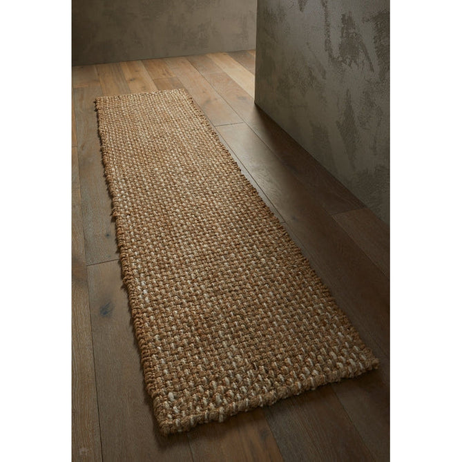 Naturals Hand-Woven Jute Flatweave Basket Natural/Bleach Runner-Oriental Weavers-Rug Love - The Most Loved Rug Store