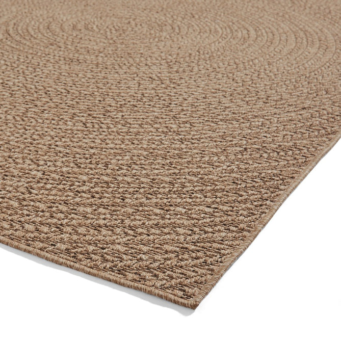 Nomad 5004 Jute-Look Durable Stain-Resistant Weatherproof Flatweave In-Outdoor Brown Rug-Think Rugs-Rug Love - The Most Loved Rug Store