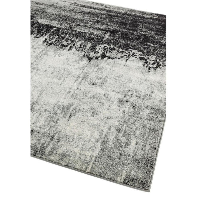 Nova NV03 Distress Modern Abstract Durable Short Pile Grey Rug-Asiatic Carpets-Rug Love - The Most Loved Rug Store