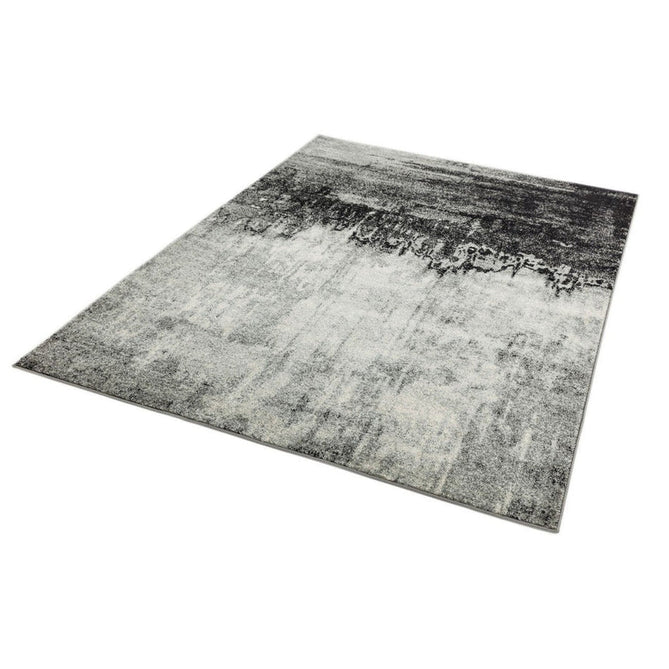 Nova NV03 Distress Modern Abstract Durable Short Pile Grey Rug-Asiatic Carpets-Rug Love - The Most Loved Rug Store