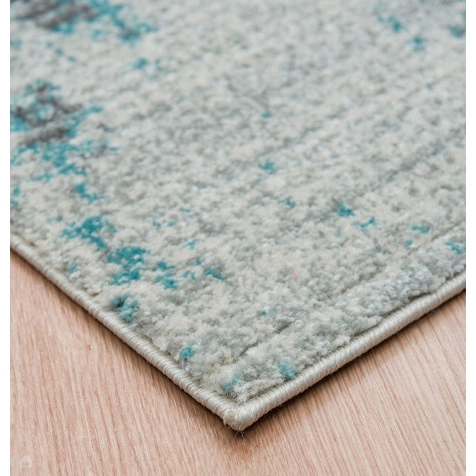 Nova NV15 Painterly Modern Abstract Durable Short Pile Duck Egg Rug-Asiatic Carpets-Rug Love - The Most Loved Rug Store