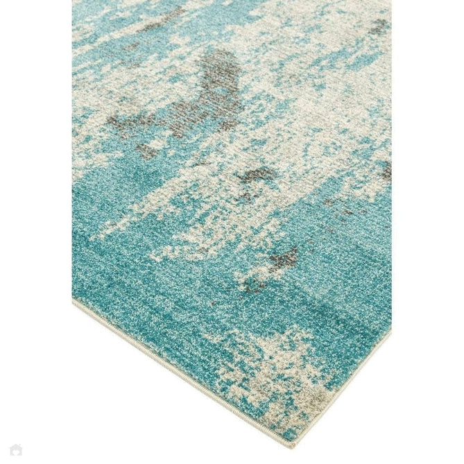 Nova NV15 Painterly Modern Abstract Durable Short Pile Duck Egg Rug-Asiatic Carpets-Rug Love - The Most Loved Rug Store