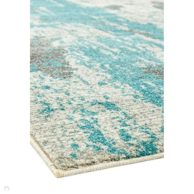 Nova NV15 Painterly Modern Abstract Durable Short Pile Duck Egg Rug-Asiatic Carpets-Rug Love - The Most Loved Rug Store