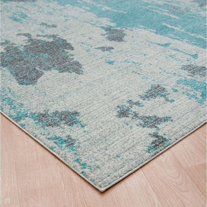 Nova NV15 Painterly Modern Abstract Durable Short Pile Duck Egg Rug-Asiatic Carpets-Rug Love - The Most Loved Rug Store