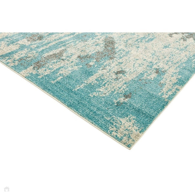 Nova NV15 Painterly Modern Abstract Durable Short Pile Duck Egg Rug-Asiatic Carpets-Rug Love - The Most Loved Rug Store