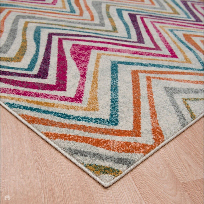 Nova NV21 Rhythm Modern Abstract Durable Short Pile Pink/Orange/Yellow/Green/Blue/Purple/Multicolour Rug-Asiatic Carpets-Rug Love - The Most Loved Rug Store