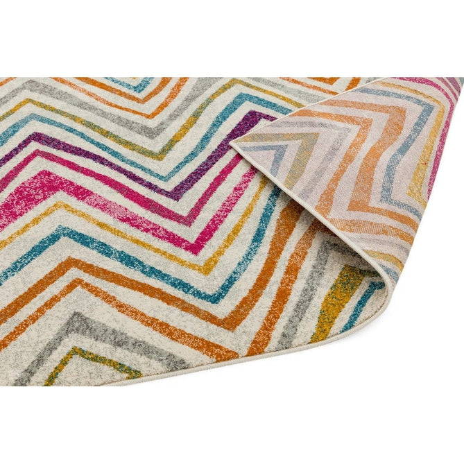 Nova NV21 Rhythm Modern Abstract Durable Short Pile Pink/Orange/Yellow/Green/Blue/Purple/Multicolour Rug-Asiatic Carpets-Rug Love - The Most Loved Rug Store