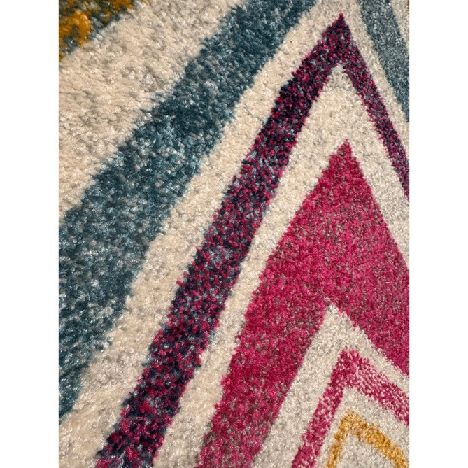 Nova NV21 Rhythm Modern Abstract Durable Short Pile Pink/Orange/Yellow/Green/Blue/Purple/Multicolour Rug-Asiatic Carpets-Rug Love - The Most Loved Rug Store