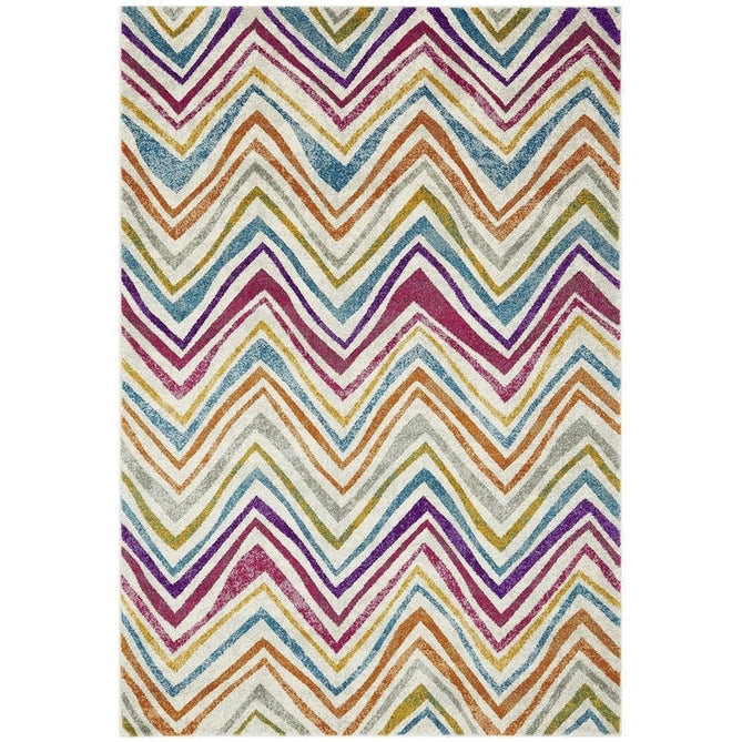 Nova NV21 Rhythm Modern Abstract Durable Short Pile Pink/Orange/Yellow/Green/Blue/Purple/Multicolour Rug-Asiatic Carpets-Rug Love - The Most Loved Rug Store