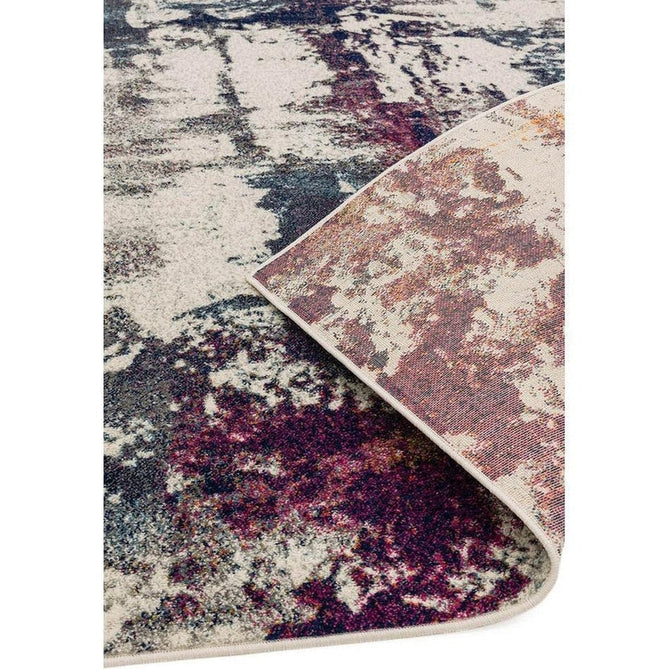 Nova NV23 Abstract Modern Abstract Durable Short Pile Navy Multicolour Rug-Asiatic Carpets-Rug Love - The Most Loved Rug Store