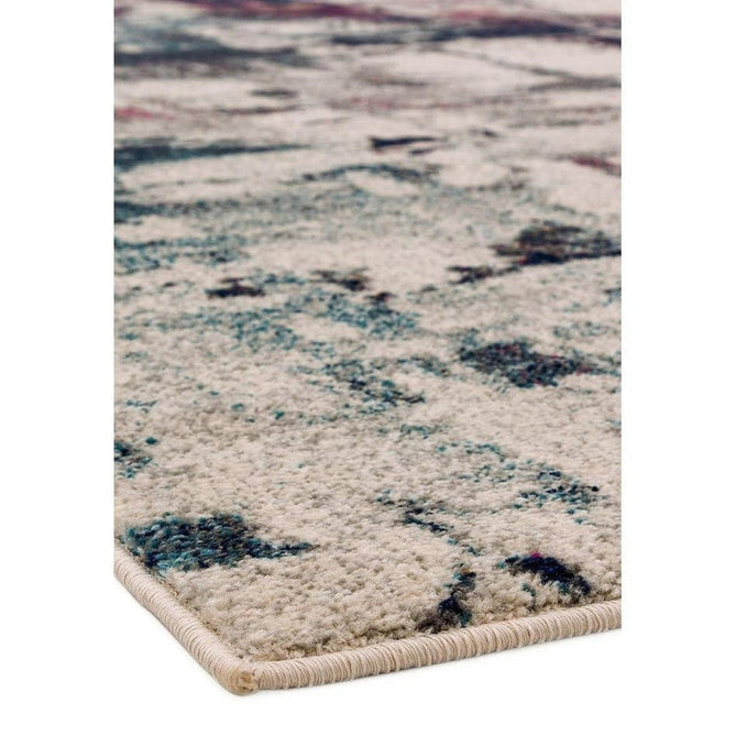 Nova NV23 Abstract Modern Abstract Durable Short Pile Navy Multicolour Rug-Asiatic Carpets-Rug Love - The Most Loved Rug Store