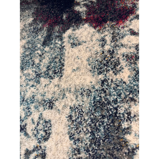 Nova NV23 Abstract Modern Abstract Durable Short Pile Navy Multicolour Rug-Asiatic Carpets-Rug Love - The Most Loved Rug Store