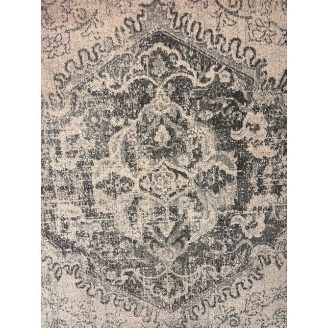 Nova NV26 Medallion Traditional Border Durable Short Pile Ivory/Grey Rug-Asiatic Carpets-Rug Love - The Most Loved Rug Store