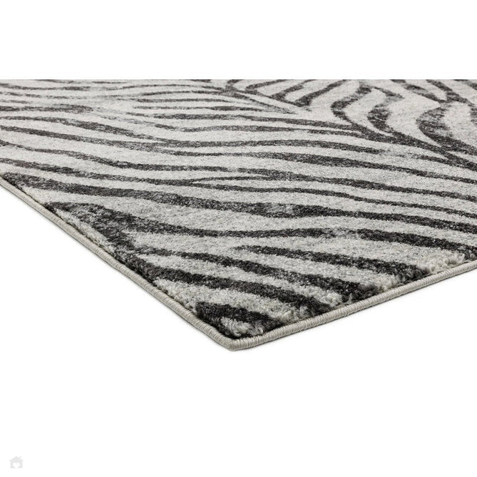 Nova NV27 Zebra Modern Abstract Durable Short Pile Grey Rug-Asiatic Carpets-Rug Love - The Most Loved Rug Store