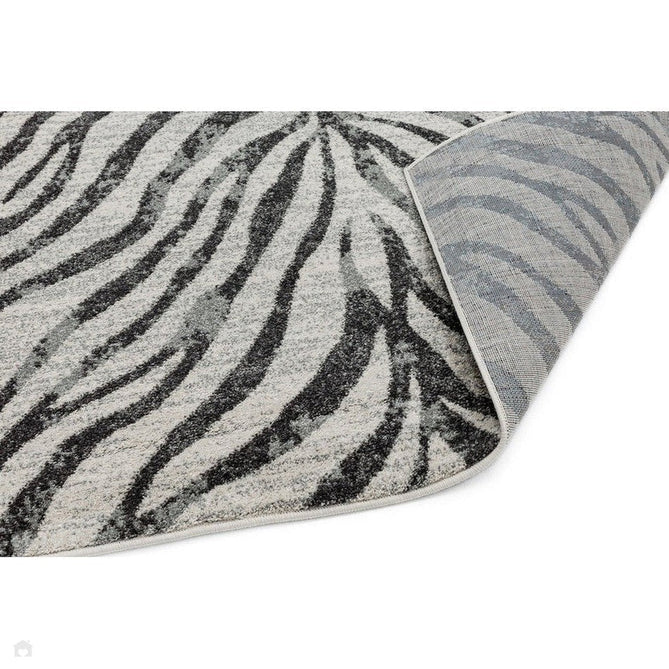 Nova NV27 Zebra Modern Abstract Durable Short Pile Grey Rug-Asiatic Carpets-Rug Love - The Most Loved Rug Store