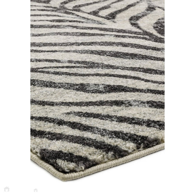 Nova NV27 Zebra Modern Abstract Durable Short Pile Grey Rug-Asiatic Carpets-Rug Love - The Most Loved Rug Store