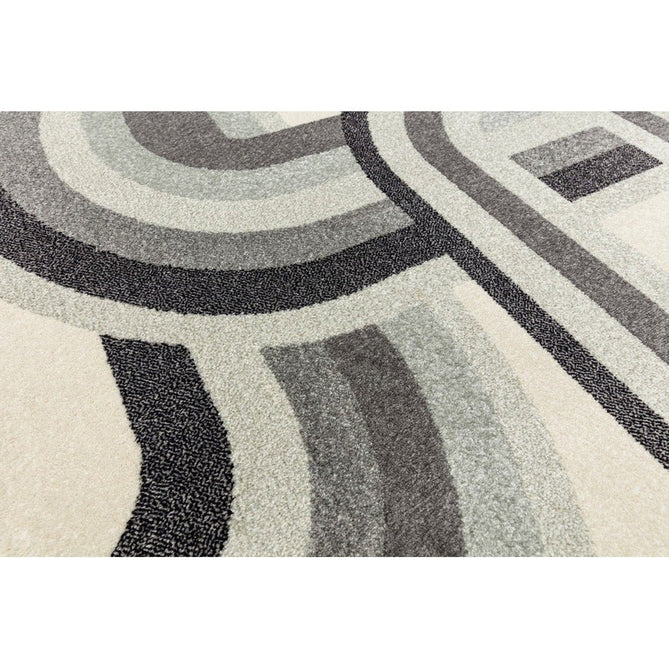 Nova NV29 Retro Modern Abstract Durable Short Pile Grey Rug-Asiatic Carpets-Rug Love - The Most Loved Rug Store