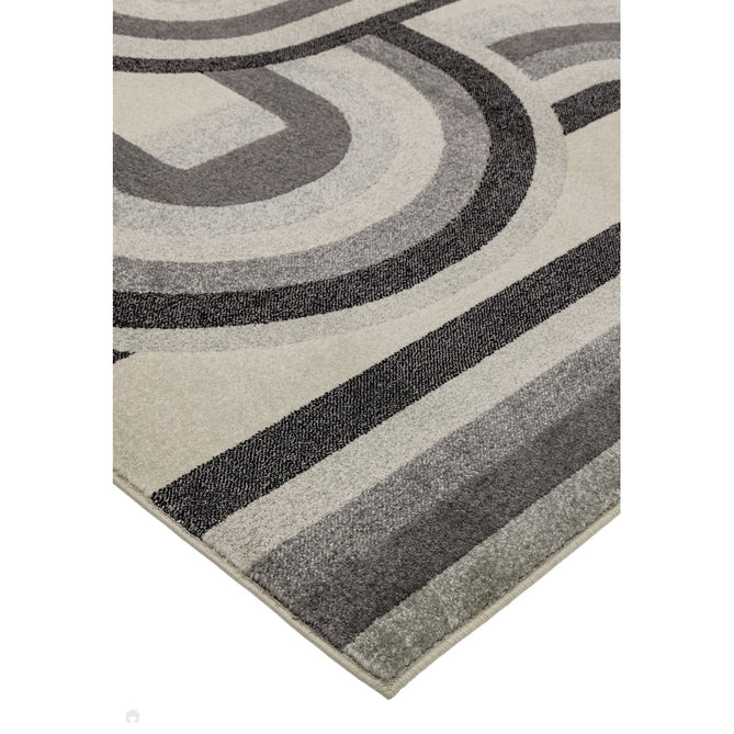 Nova NV29 Retro Modern Abstract Durable Short Pile Grey Rug-Asiatic Carpets-Rug Love - The Most Loved Rug Store