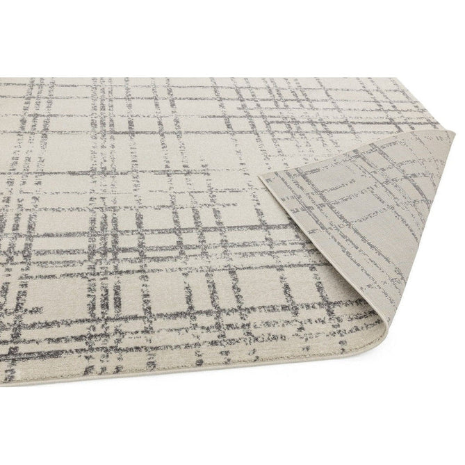 Nova NV31 Grid Modern Abstract Durable Short Pile Grey Rug-Asiatic Carpets-Rug Love - The Most Loved Rug Store