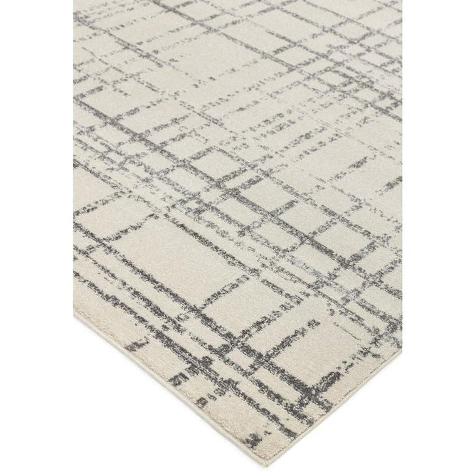 Nova NV31 Grid Modern Abstract Durable Short Pile Grey Rug-Asiatic Carpets-Rug Love - The Most Loved Rug Store