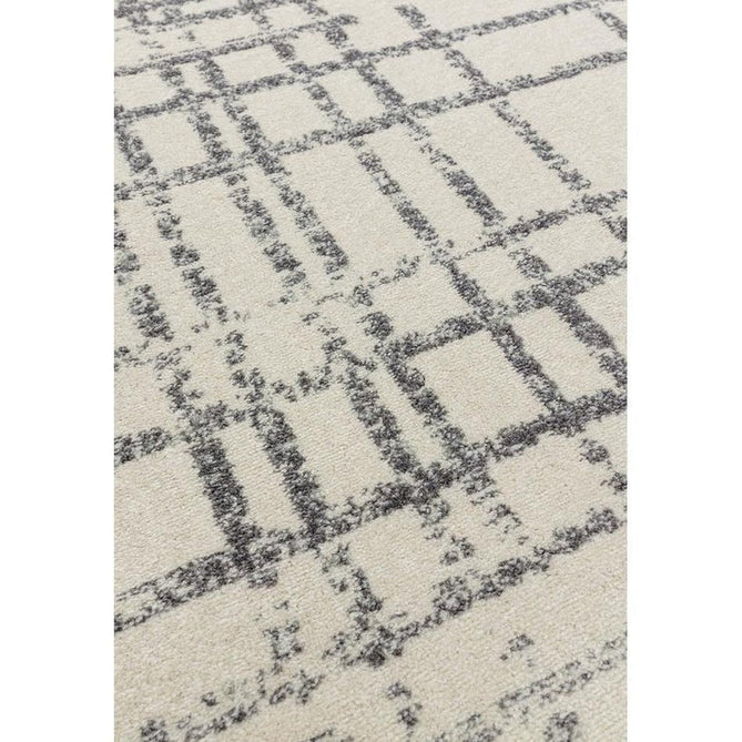 Nova NV31 Grid Modern Abstract Durable Short Pile Grey Rug-Asiatic Carpets-Rug Love - The Most Loved Rug Store