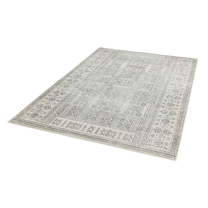 Nova NV33 Tribal Modern Abstract Durable Short Pile Grey Rug-Asiatic Carpets-Rug Love - The Most Loved Rug Store