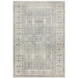 Nova NV33 Tribal Modern Abstract Durable Short Pile Grey Rug