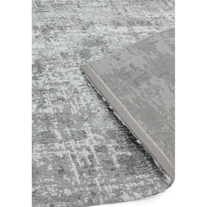 Orion OR05 Abstract Modern Distressed Textured Soft-Touch Metallic Shimmer Silver/Grey/Cream Rug-Asiatic Carpets-Rug Love - The Most Loved Rug Store