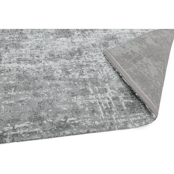 Orion OR05 Abstract Modern Distressed Textured Soft-Touch Metallic Shimmer Silver/Grey/Cream Rug-Asiatic Carpets-Rug Love - The Most Loved Rug Store