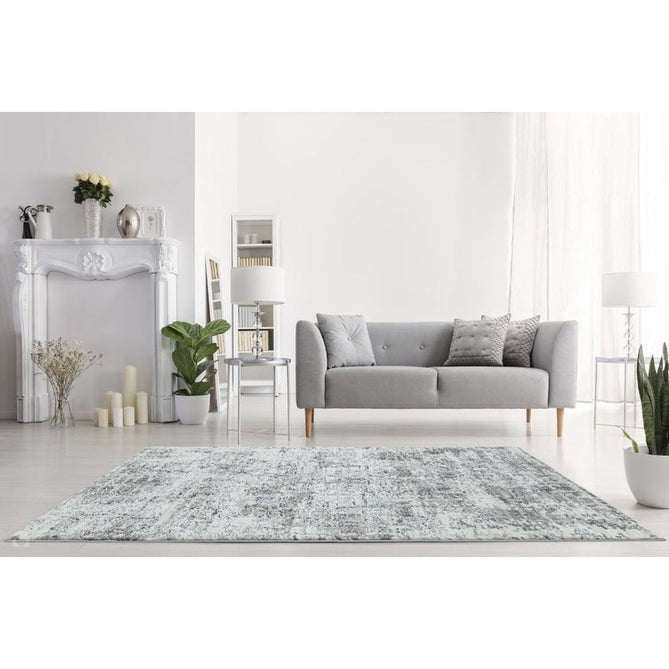 Orion OR05 Abstract Modern Distressed Textured Soft-Touch Metallic Shimmer Silver/Grey/Cream Rug-Asiatic Carpets-Rug Love - The Most Loved Rug Store