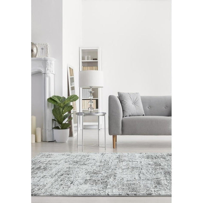 Orion OR05 Abstract Modern Distressed Textured Soft-Touch Metallic Shimmer Silver/Grey/Cream Rug-Asiatic Carpets-Rug Love - The Most Loved Rug Store