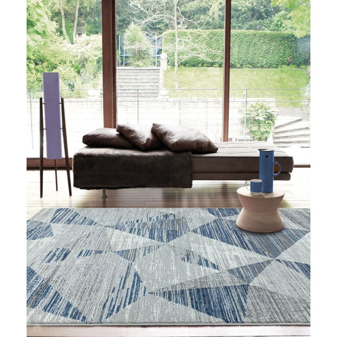 Orion OR14 Blocks Modern Geometric Distressed Textured Soft-Touch Metallic Shimmer Blue/Grey/Silver Rug-Asiatic Carpets-Rug Love - The Most Loved Rug Store