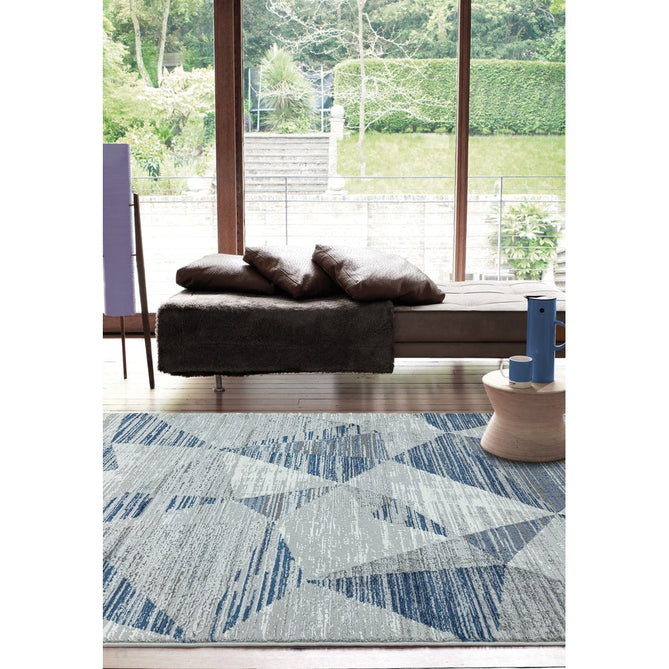 Orion OR14 Blocks Modern Geometric Distressed Textured Soft-Touch Metallic Shimmer Blue/Grey/Silver Rug-Asiatic Carpets-Rug Love - The Most Loved Rug Store