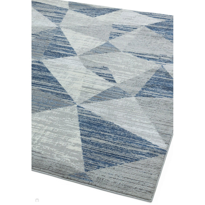 Orion OR14 Blocks Modern Geometric Distressed Textured Soft-Touch Metallic Shimmer Blue/Grey/Silver Rug-Asiatic Carpets-Rug Love - The Most Loved Rug Store