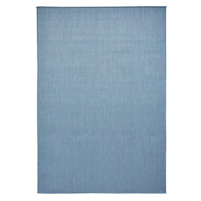 POP! Plain Durable Stain-Resistant Weatherproof Flatweave In-Outdoor Blue Rug-Think Rugs-Rug Love - The Most Loved Rug Store