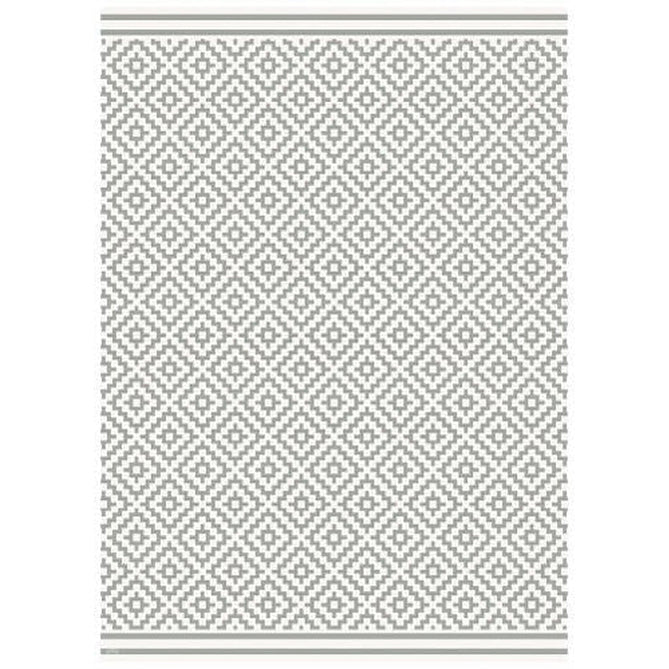 Patio PAT11 Diamond Modern Geometric Durable Stain-Resistant Weatherproof Flatweave In-Outdoor Grey/Cream Rug-Asiatic Carpets-Rug Love - The Most Loved Rug Store