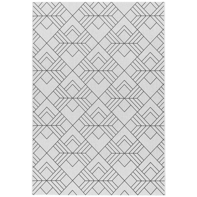 Patio PAT16 Deco Modern Geometric Durable Stain-Resistant Weatherproof Flatweave In-Outdoor Ivory Rug-Asiatic Carpets-Rug Love - The Most Loved Rug Store