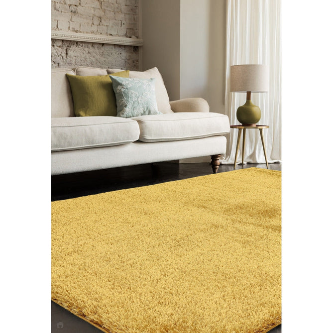 Payton Soft Shimmer Silky Polyester Plain Shaggy Gold Rug-Asiatic Carpets-Rug Love - The Most Loved Rug Store