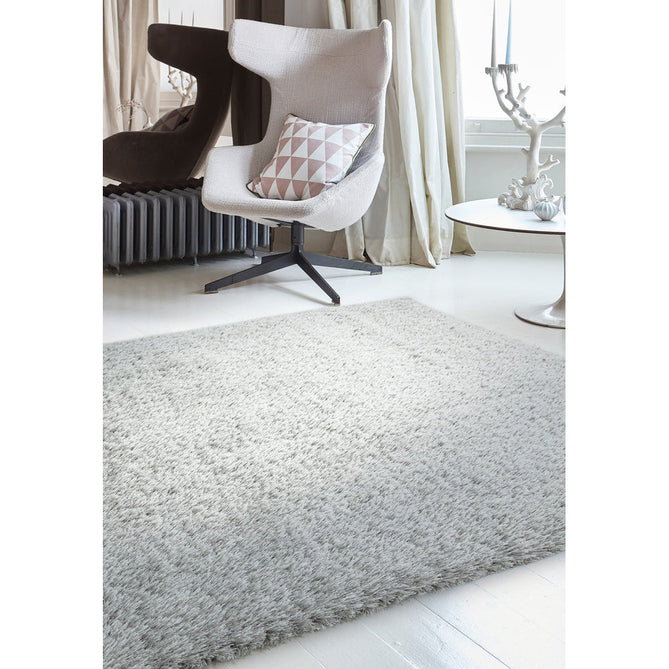 Payton Soft Shimmer Silky Polyester Plain Shaggy Silver Rug-Asiatic Carpets-Rug Love - The Most Loved Rug Store