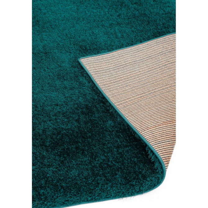 Payton Soft Shimmer Silky Polyester Plain Shaggy Teal Rug-Asiatic Carpets-Rug Love - The Most Loved Rug Store