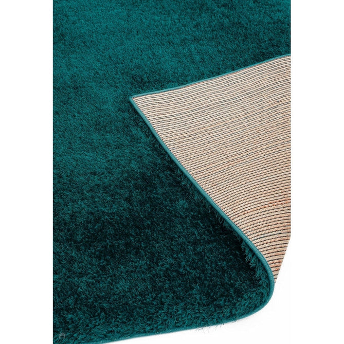 Payton Soft Shimmer Silky Polyester Plain Shaggy Teal Rug-Asiatic Carpets-Rug Love - The Most Loved Rug Store