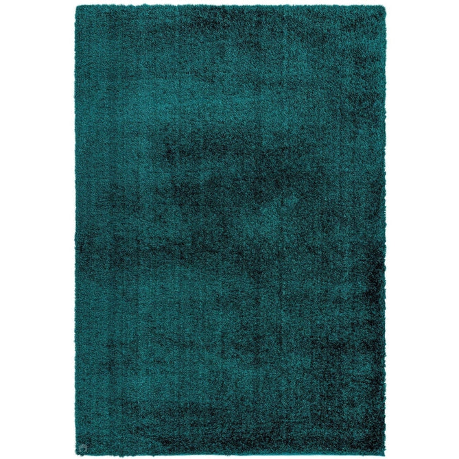 Payton Soft Shimmer Silky Polyester Plain Shaggy Teal Rug-Asiatic Carpets-Rug Love - The Most Loved Rug Store