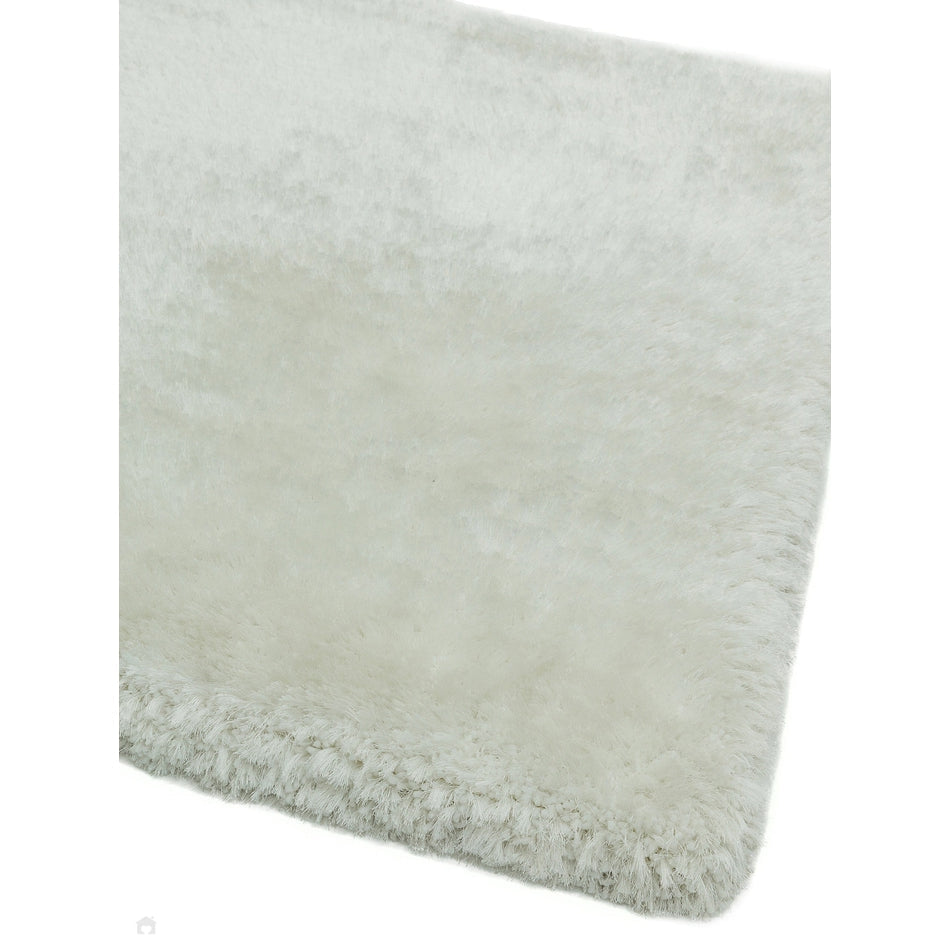 On Sale Plush Super Thick Heavyweight High-Density Luxury Hand-Woven Soft  High-Pile Plain Shaggy White Round Rug Lowest Price £339.32 At Rug Love
