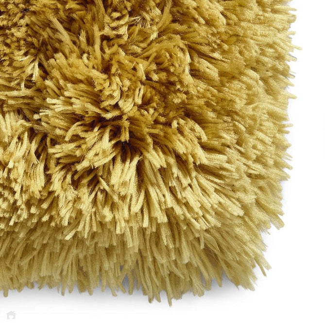 Polar PL 95 Plush Super Soft Fine Yarn Acrylic Hand-Tufted Long Pile Plain Shaggy Yellow Rug-Think Rugs-Rug Love - The Most Loved Rug Store