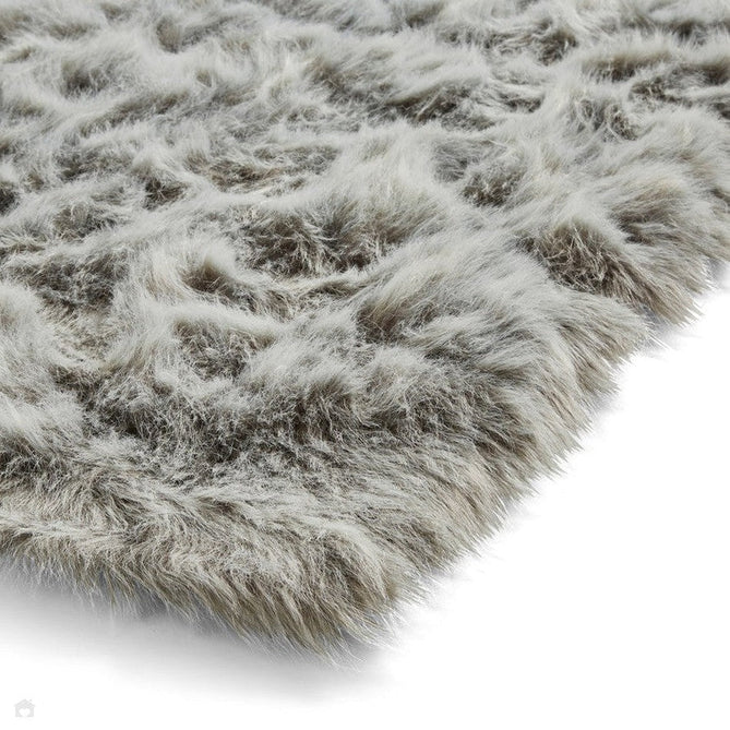 Polar Plush Super Soft Faux Feel Textured Fine Yarn Acrylic Hand-Tufted Long Pile Plain Shaggy Light Grey Rug-Think Rugs-Rug Love - The Most Loved Rug Store