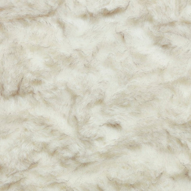 Polar Plush Super Soft Faux Feel Textured Fine Yarn Acrylic Hand-Tufted Long Pile Plain Shaggy White/Grey Rug-Think Rugs-Rug Love - The Most Loved Rug Store