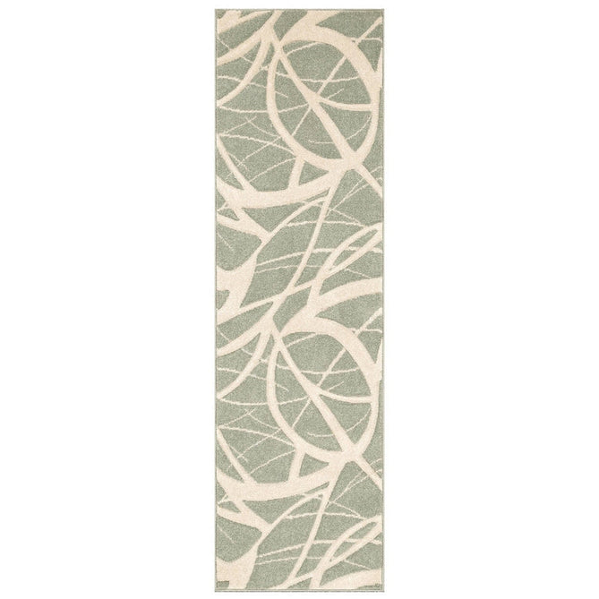 Portland 57 G Modern Geometric Carved Durable Short Pile Green/Cream Rug-Oriental Weavers-Rug Love - The Most Loved Rug Store