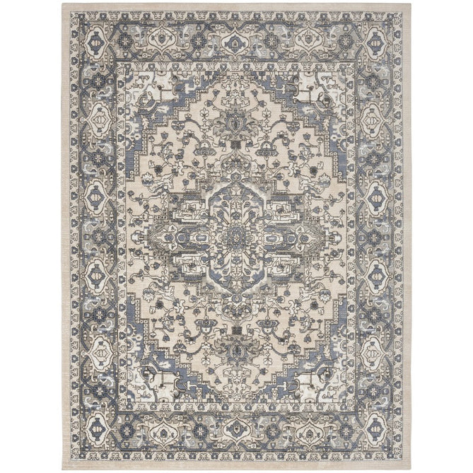 Quarry QUA05 Ivory/Blue Rug-Nourison-Rug Love - The Most Loved Rug Store